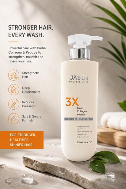 3X Bioton Collagen Peptide Shampoo